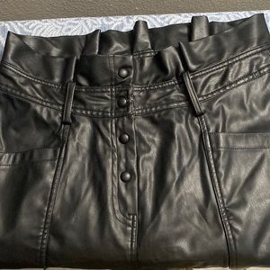 New York and co faux leather high waisted